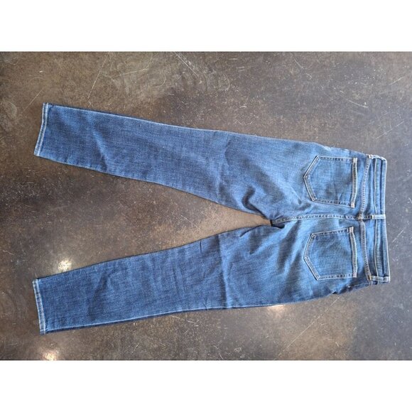 L'AGENCE High 10 Skinny Classic Stripe Cotton Stretch Blue Jean/Pre-owned, Sz. 2 - Picture 4 of 8